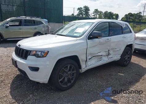 2021 Jeep Grand Cherokee 80Th Anniversary 4X4 z USA, uszkodzony, nr VIN 1C4RJFBGXMC626306